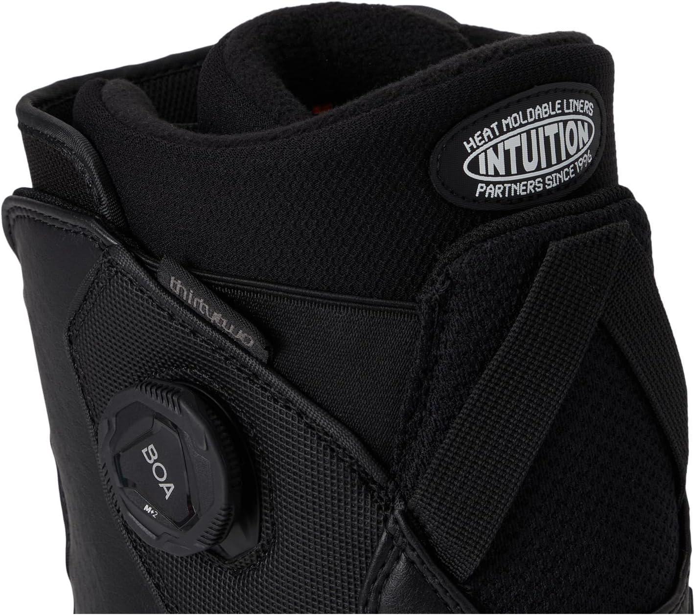 image:imageThirtyTwo Lashed Double Boa Snowboard Boots Snowboard Boots with DualZone Lacing amp Grippy OutsoleBlackWhiteGum 2025