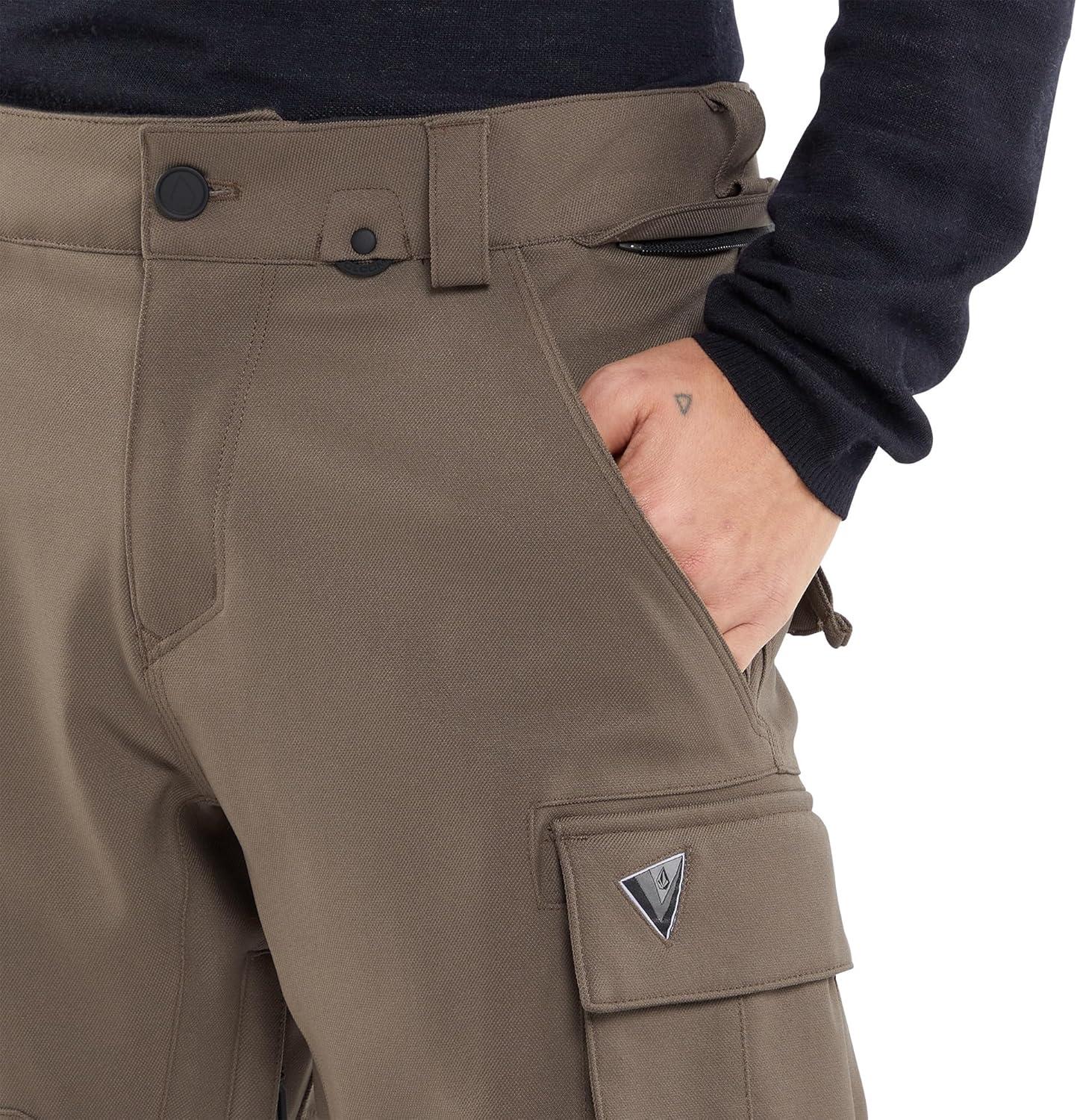 image:imageVolcom Mens Articulated Modern Fit Snowboard PantTeak S4