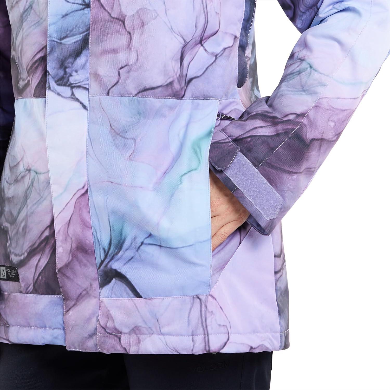 image:imageVolcom Womens Westland Insulated Snowboard Ski Winter Hooded JacketGlacier Ink S4