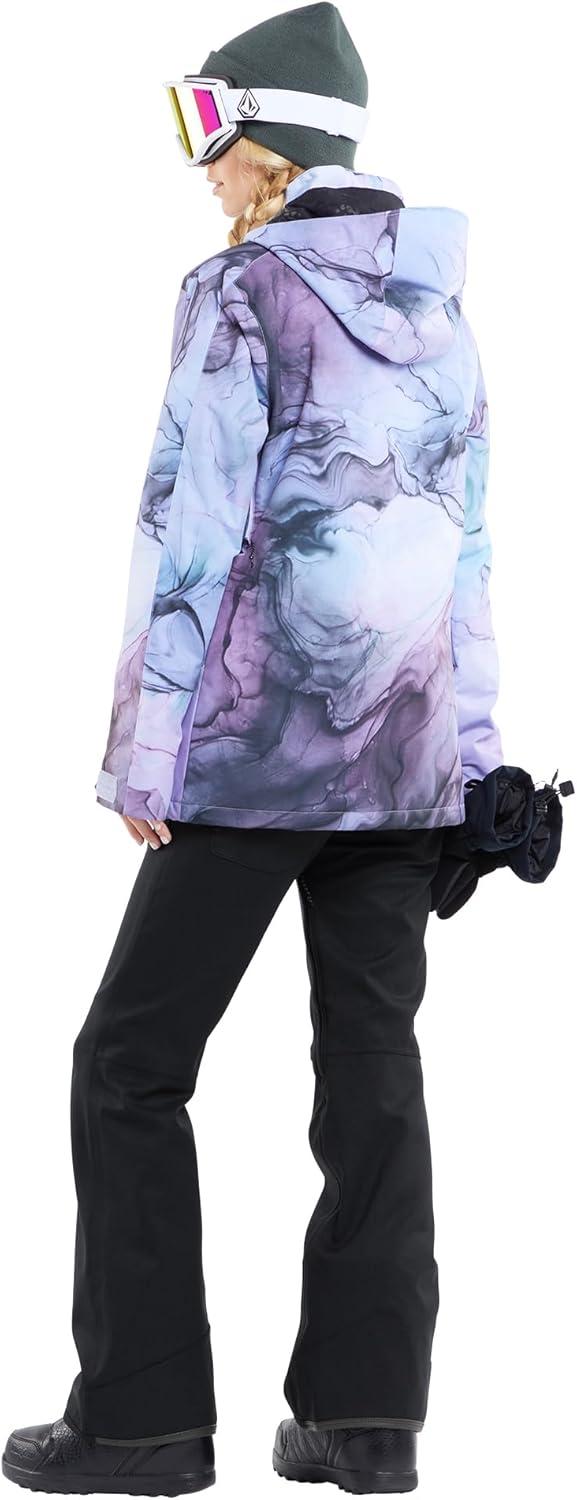 image:imageVolcom Womens Westland Insulated Snowboard Ski Winter Hooded JacketGlacier Ink S4