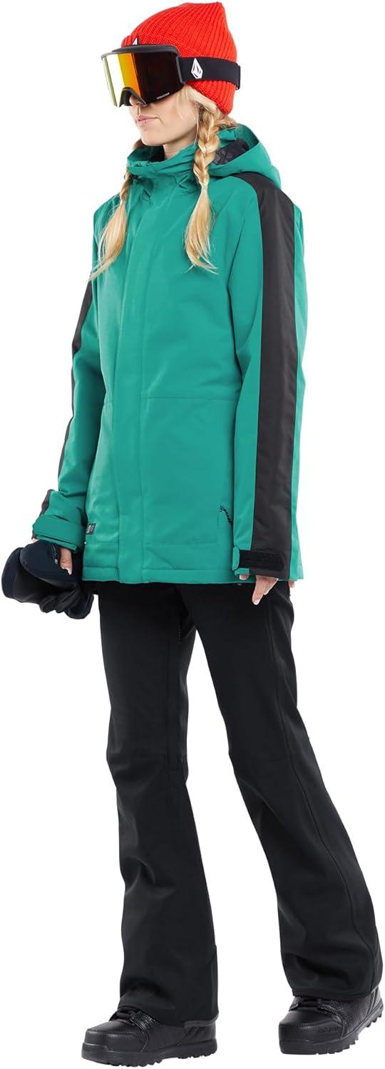 image:imageVolcom Womens Westland Insulated Snowboard Ski Winter Hooded JacketVibrant Green S4