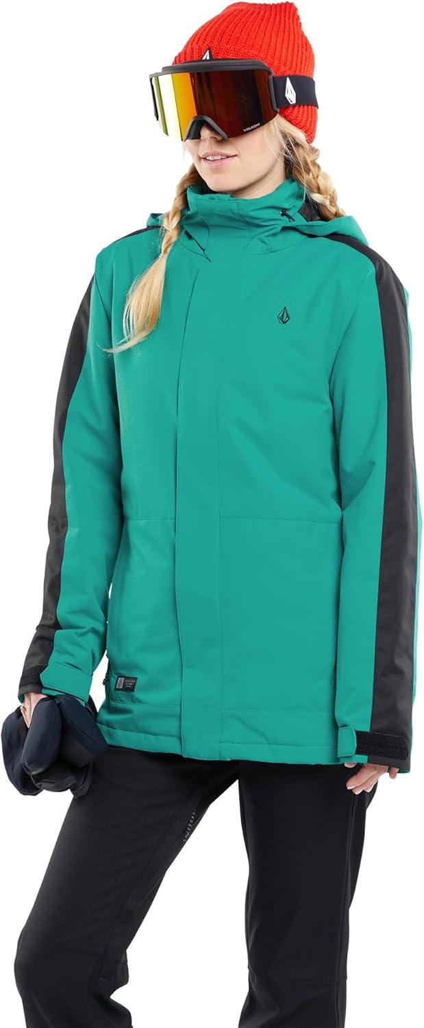 image:imageVolcom Womens Westland Insulated Snowboard Ski Winter Hooded JacketVibrant Green S4