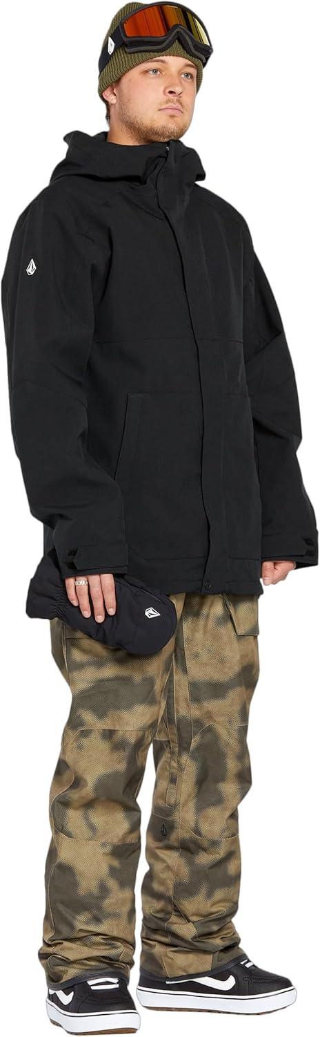 image:imageVolcom mens Brighton Hooded Snowboard Ski Winter JacketBlack Out