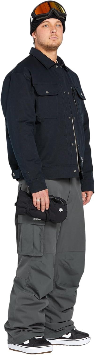 image:imageVolcom mens Nwrk Baggy Cargo Snowboard Ski PantCharcoal