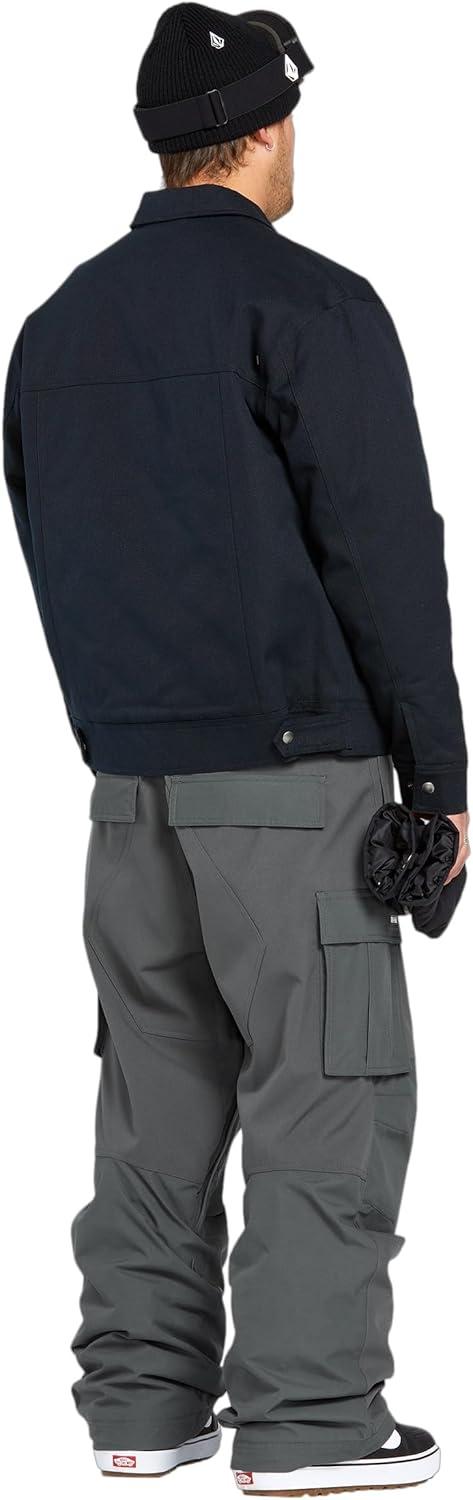 image:imageVolcom mens Nwrk Baggy Cargo Snowboard Ski PantCharcoal