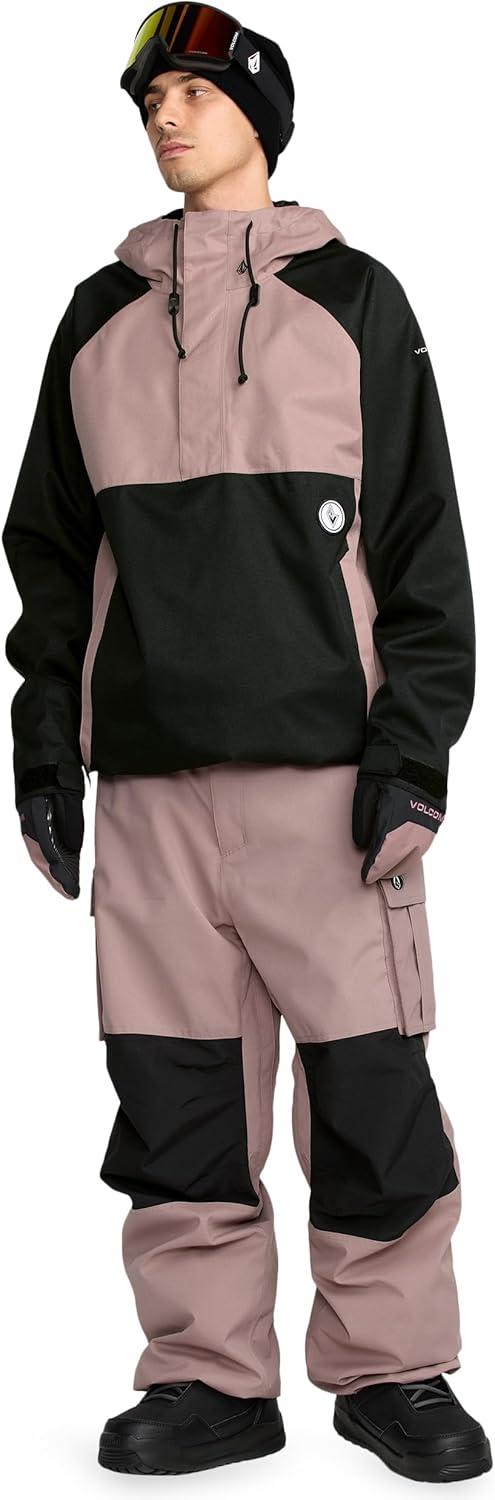image:imageVolcom mens Nwrk Baggy Cargo Snowboard Ski PantPale Mauve