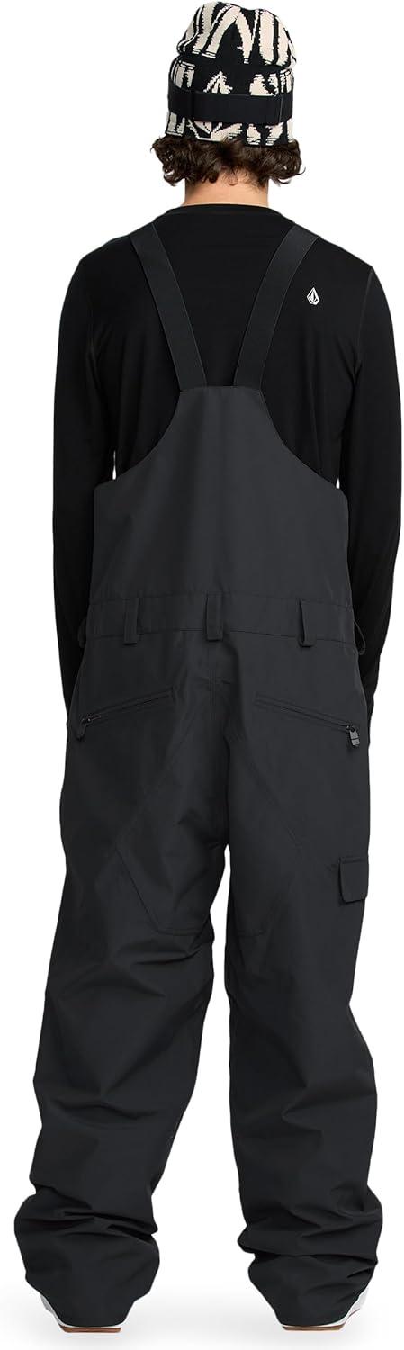image:imageVolcom mens Vco Sparta Bib Overalls Snowboard Pant 15k Waterproof 2layer FabricBlack