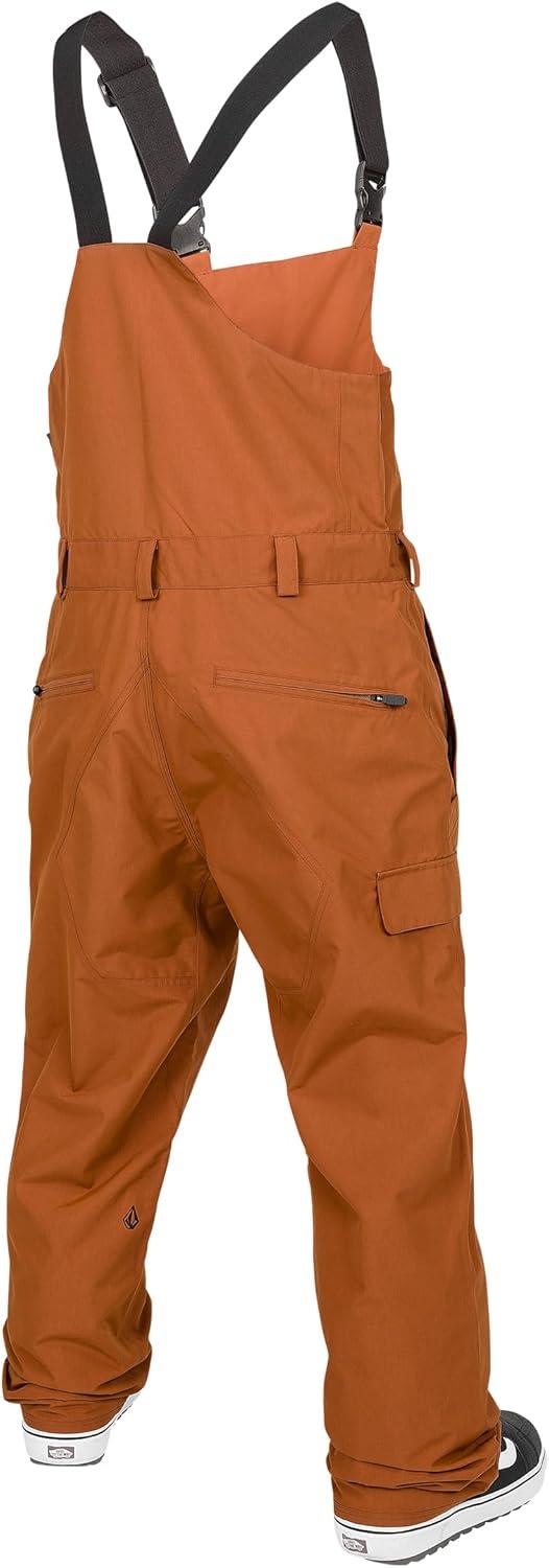 image:imageVolcom mens Vco Sparta Bib Overalls Snowboard Pant 15k Waterproof 2layer FabricCaramel