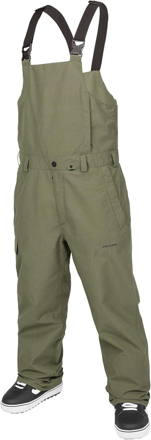 image:imageVolcom mens Vco Sparta Bib Overalls Snowboard Pant 15k Waterproof 2layer FabricIvy