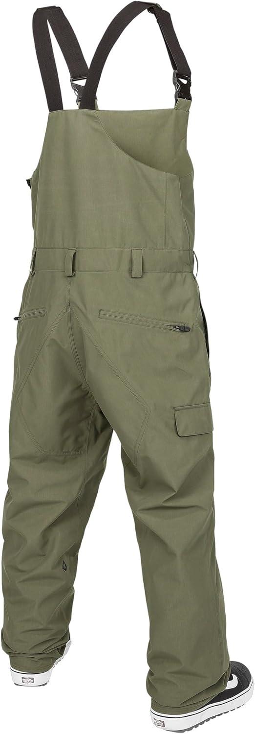 image:imageVolcom mens Vco Sparta Bib Overalls Snowboard Pant 15k Waterproof 2layer FabricIvy