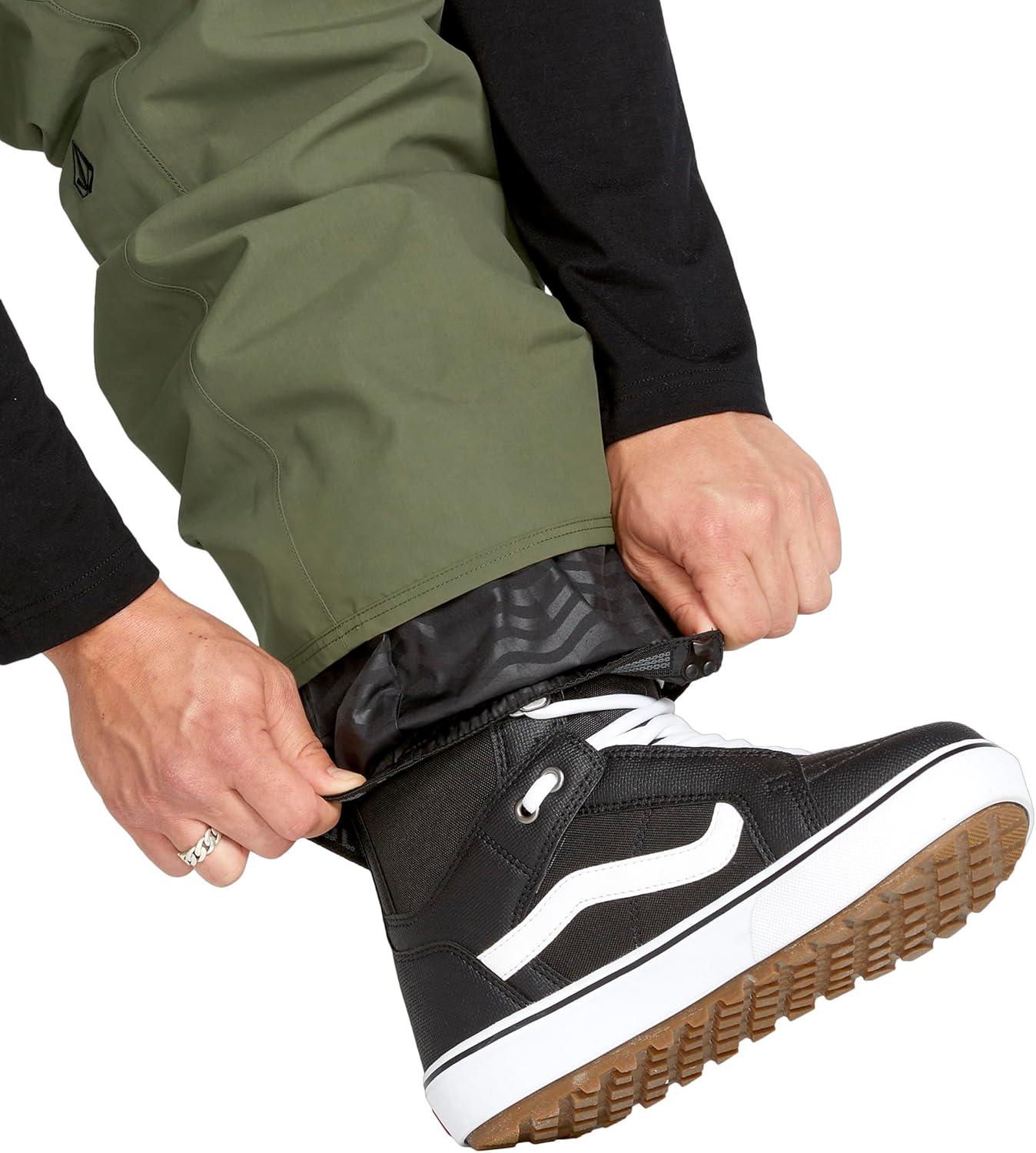 image:imageVolcom mens Vco Sparta Bib Overalls Snowboard Pant 15k Waterproof 2layer FabricIvy