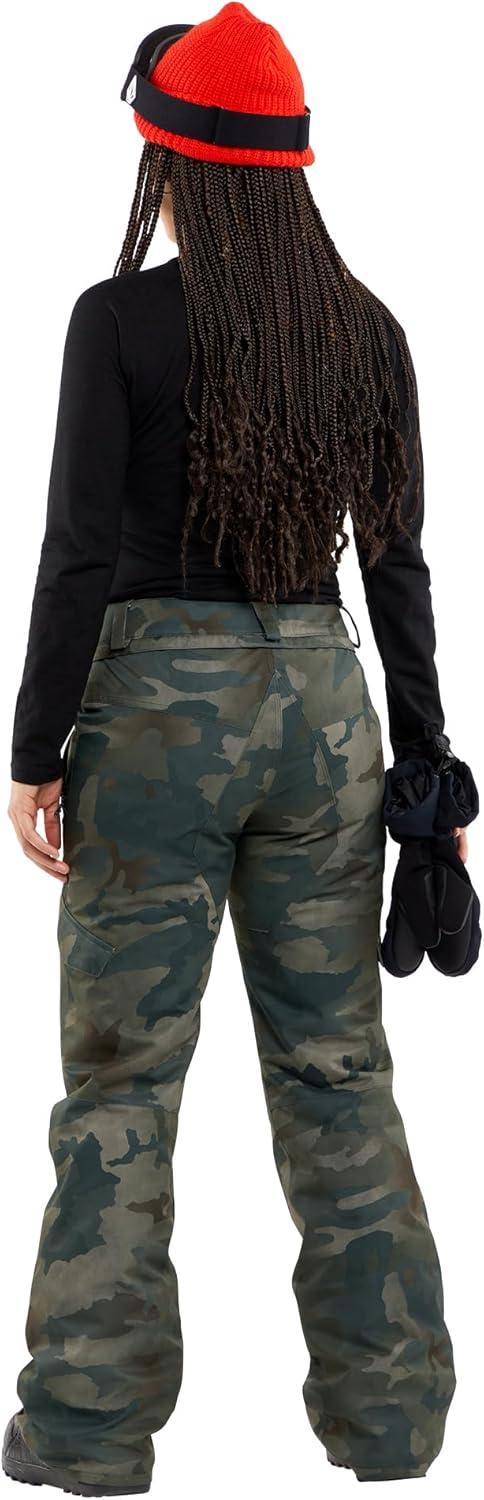 image:imageVolcom womens Bridger Insulated Snowboard Ski SnowpantCloudwash Camo S4