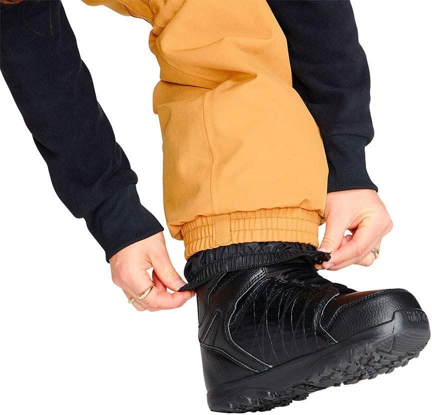 image:imageVolcom womens Creston Stretch Snowboard Ski Bib Overall SnowpantCaramel S3