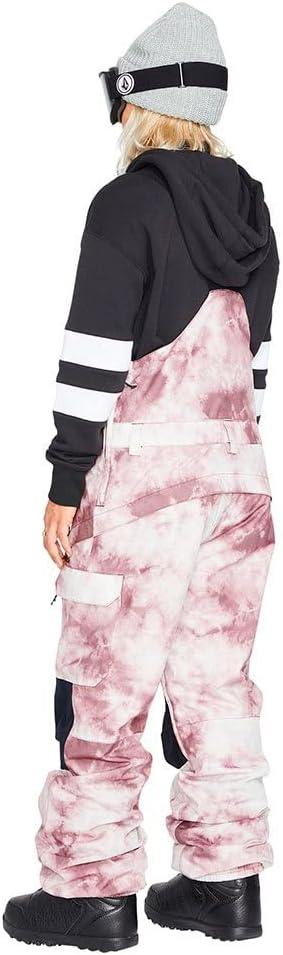 image:imageVolcom womens Creston Stretch Snowboard Ski Bib Overall SnowpantMojave Tiedye S3
