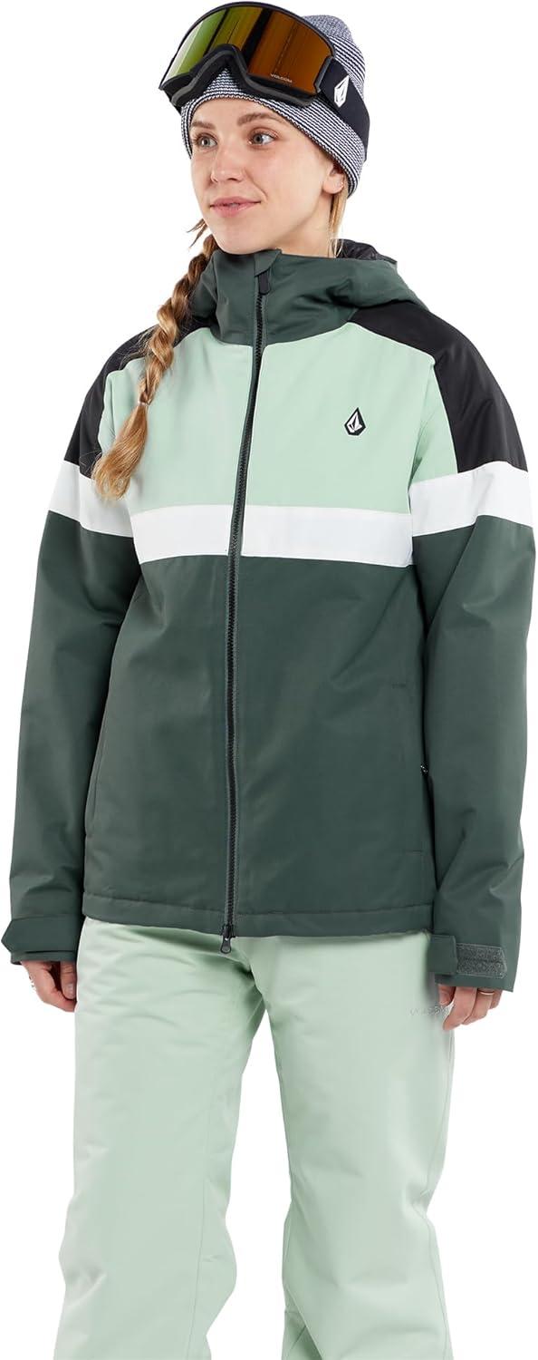 image:imageVolcom womens Lindy Insulated Snowboard Ski JacketEucalyptus S4