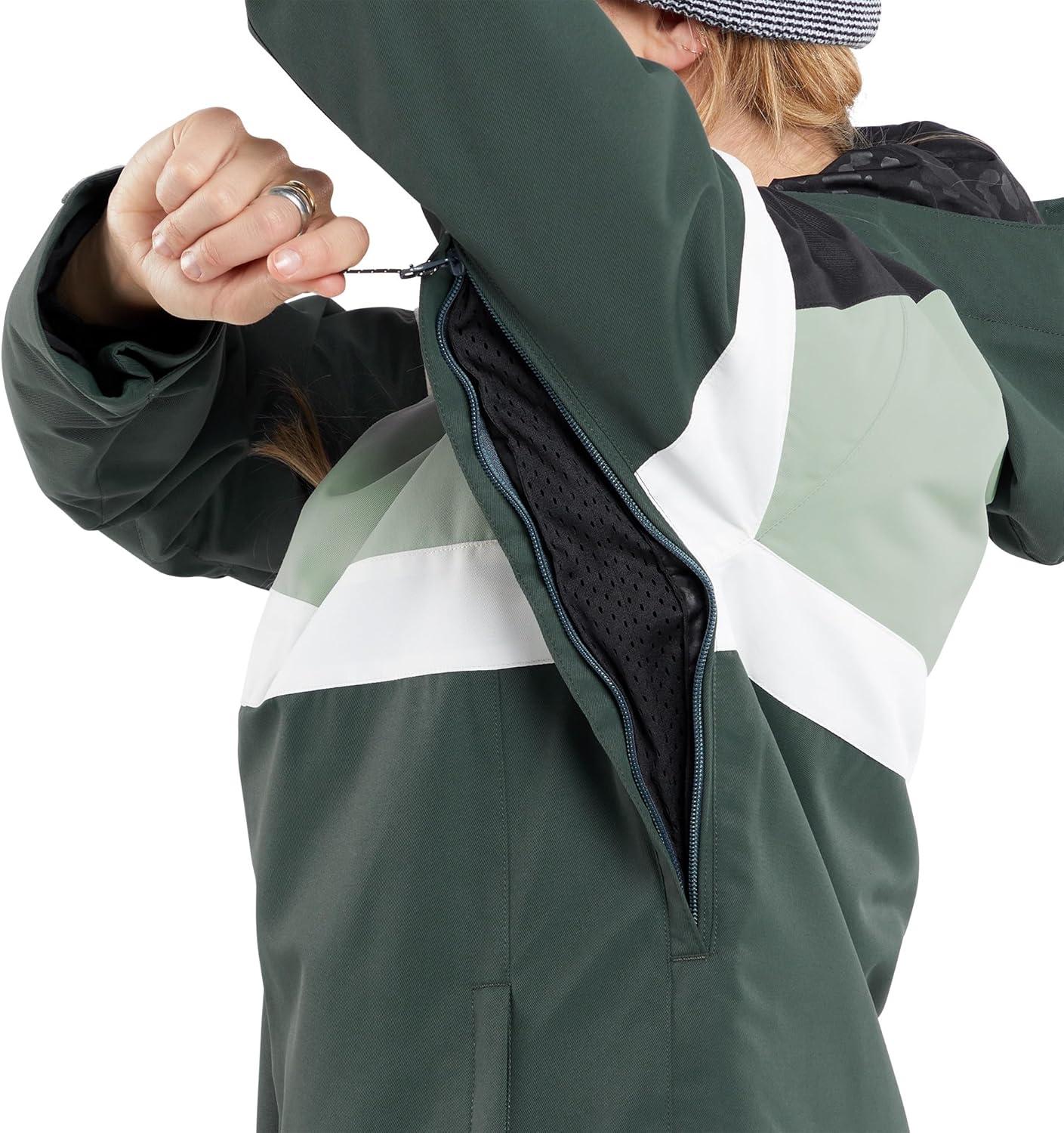 image:imageVolcom womens Lindy Insulated Snowboard Ski JacketEucalyptus S4
