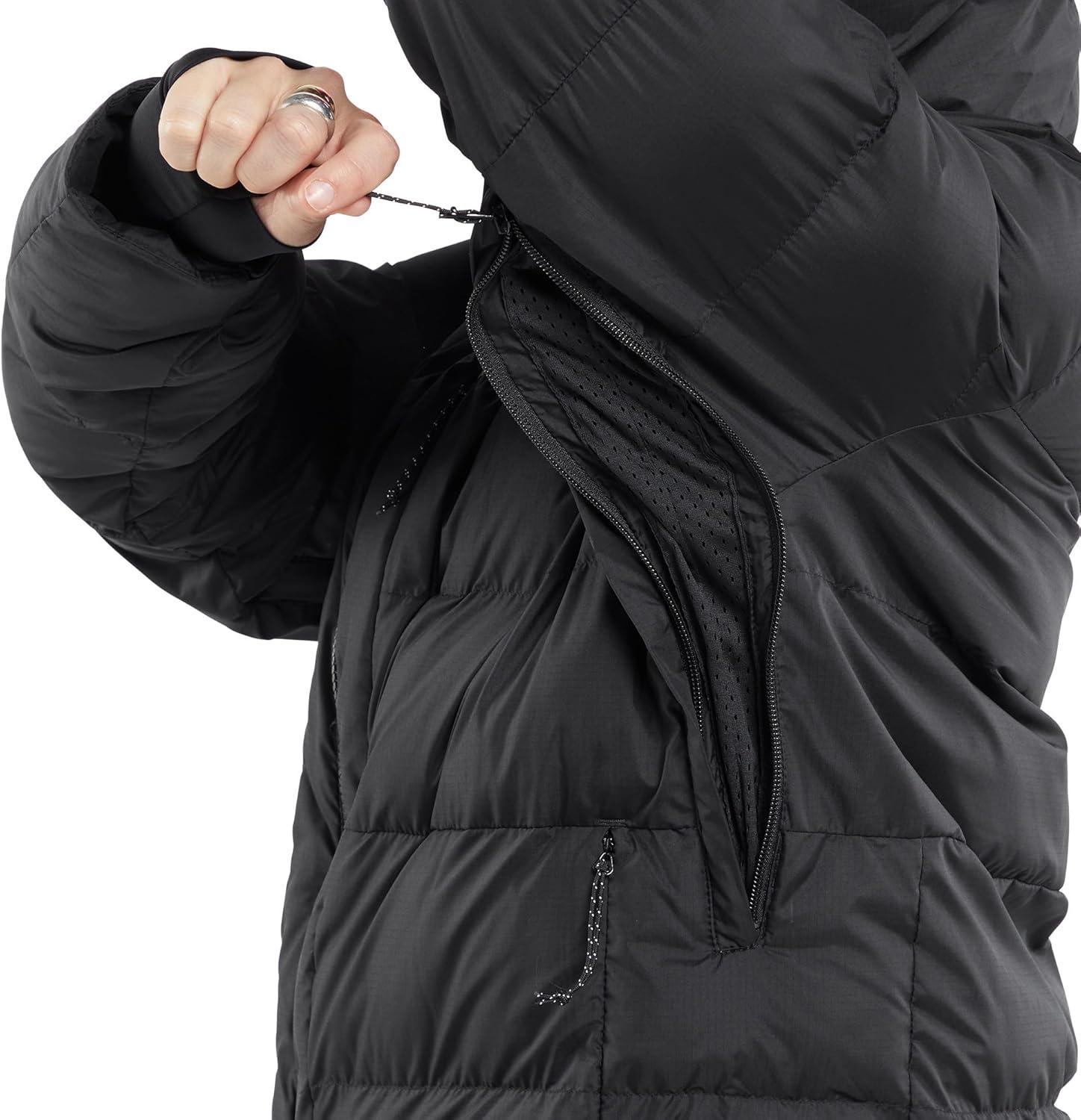 image:imageVolcom womens Puffleup Snowboard Ski Puffer Winter JacketBlack S4