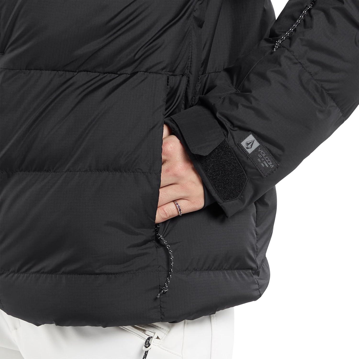 image:imageVolcom womens Puffleup Snowboard Ski Puffer Winter JacketBlack S4