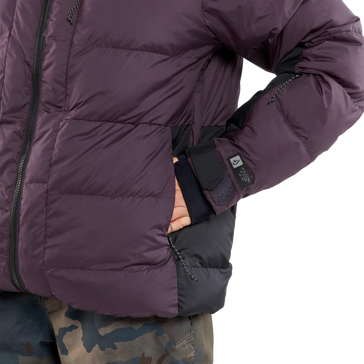image:imageVolcom womens Puffleup Snowboard Ski Puffer Winter JacketBlackberry S4