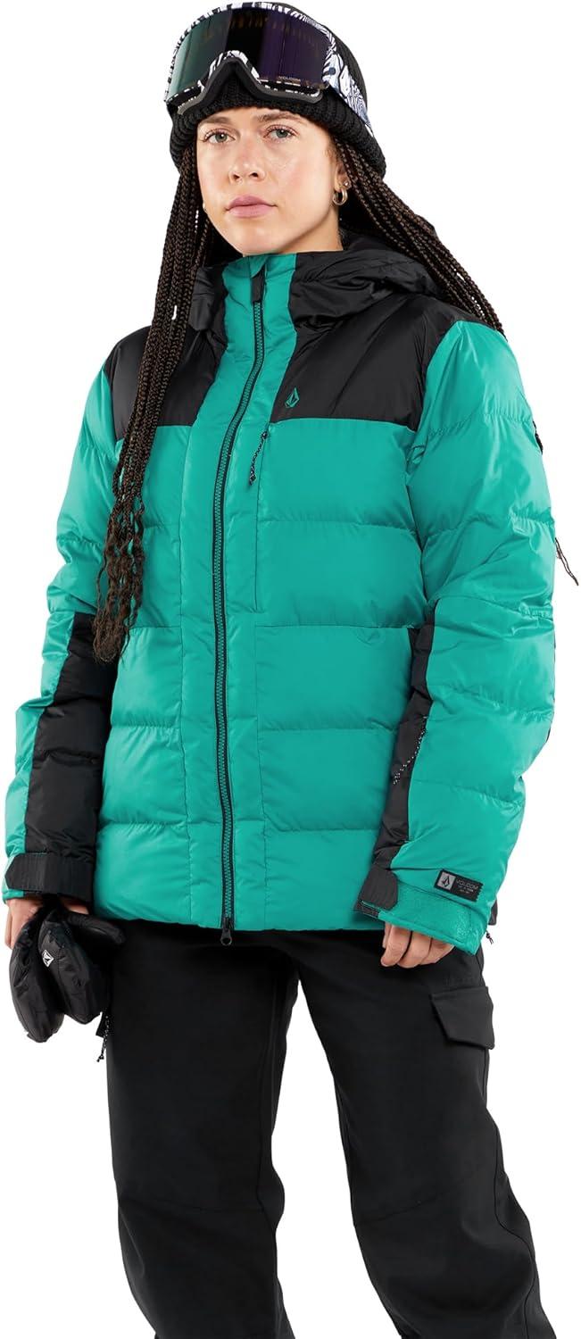 image:imageVolcom womens Puffleup Snowboard Ski Puffer Winter JacketVibrant Green S4