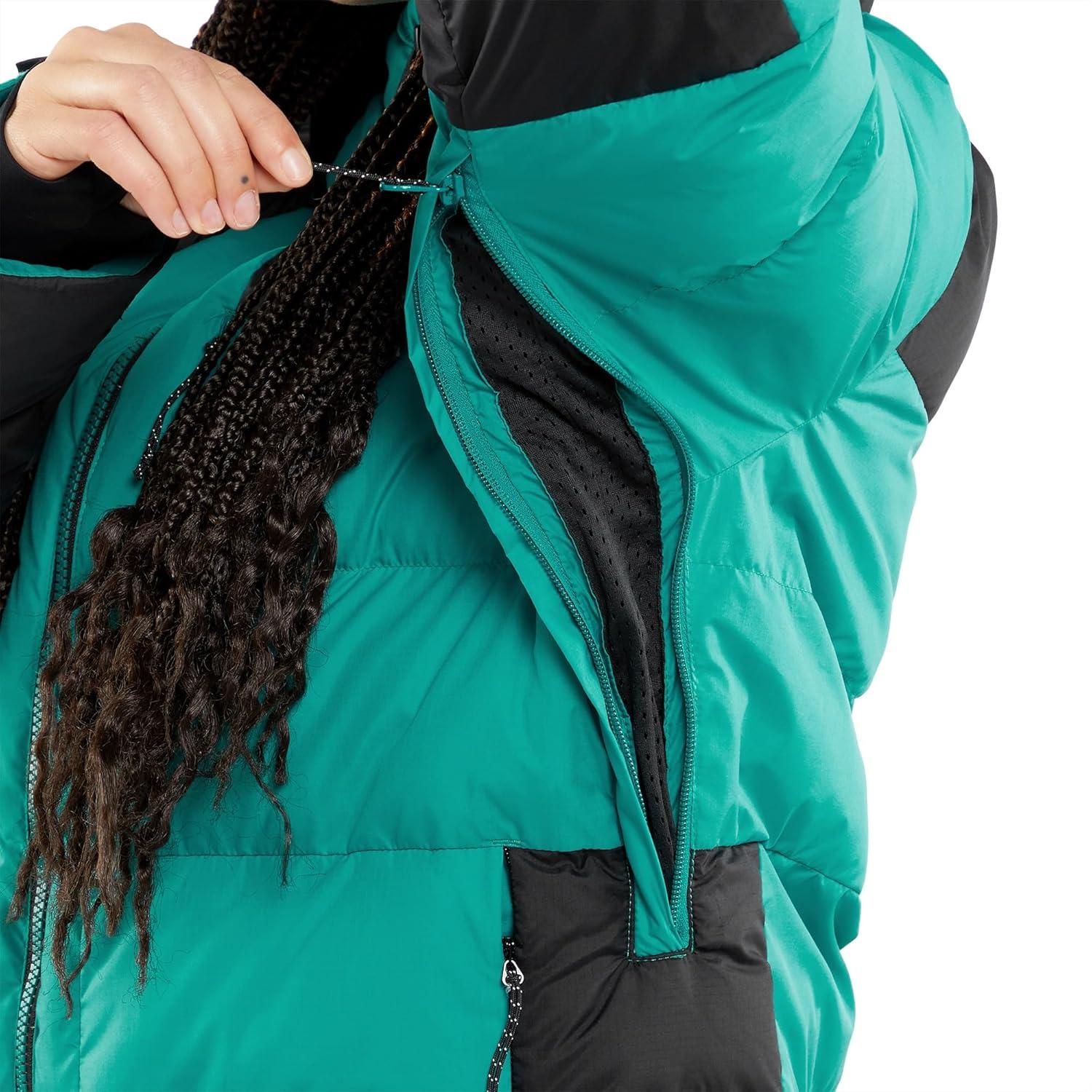 image:imageVolcom womens Puffleup Snowboard Ski Puffer Winter JacketVibrant Green S4