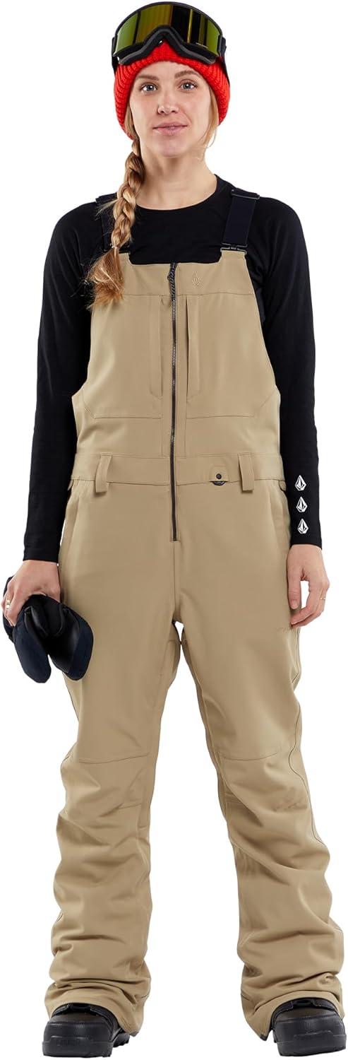 image:imageVolcom womens Swift Bib Overall SnowpantDark Khaki S4
