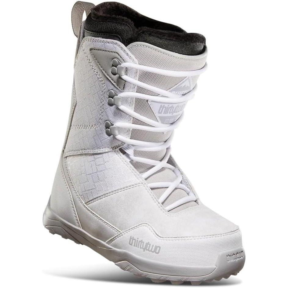 image:imageThirtyTwo Lashed Double Boa Snowboard Boots Snowboard Boots with DualZone Lacing amp Grippy OutsoleWhite 2022