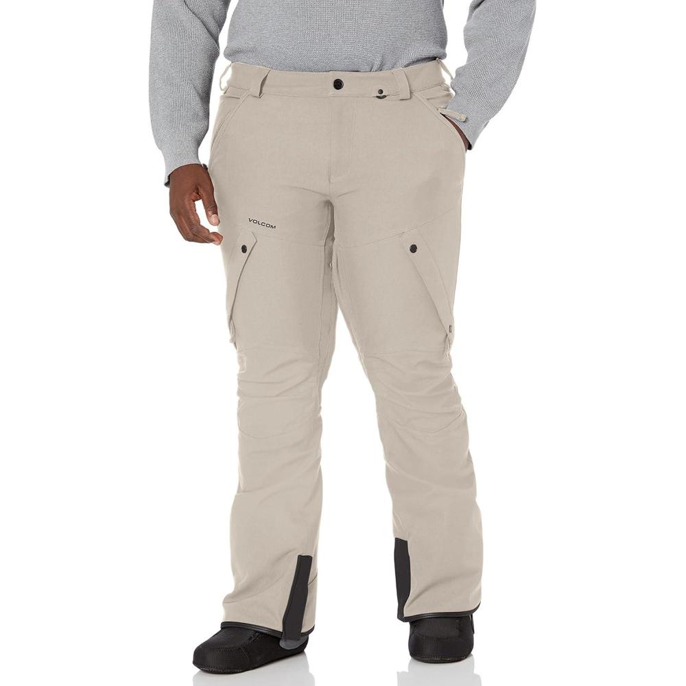 image:imageVolcom Mens Articulated Modern Fit Snowboard PantDark Khaki S3
