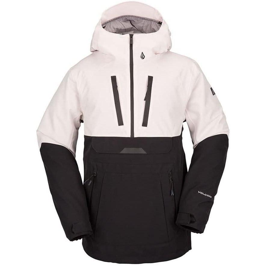 image:imageVolcom Mens Brighton Pullover Anarok Hooded Snowboard JacketParty Pink