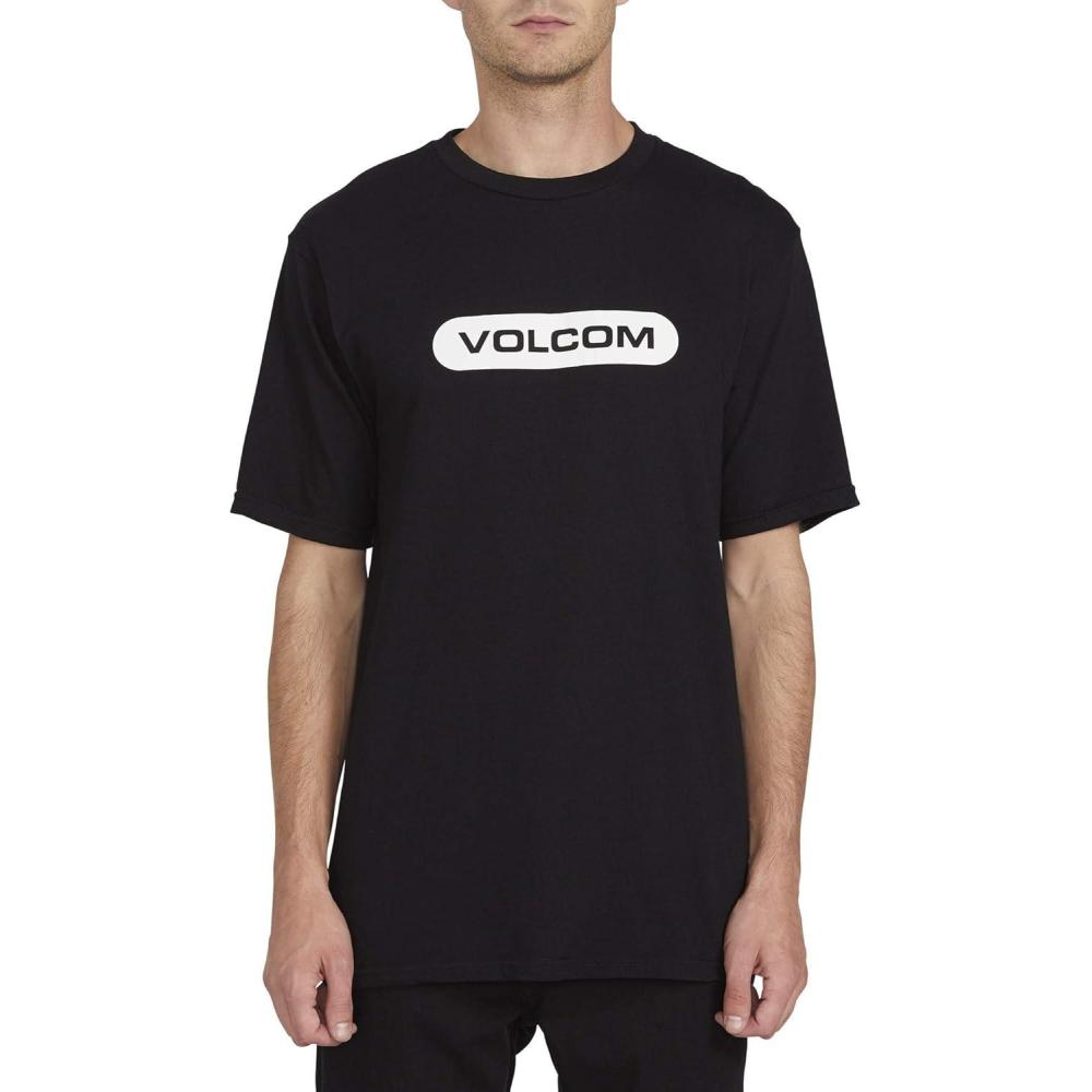 image:imageVolcom Mens Euro Logo Short Sleeve TeeBlack New Euro