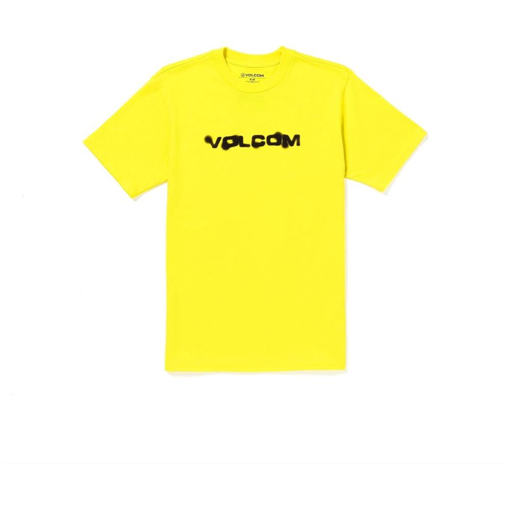 image:imageVolcom Mens Euro Logo Short Sleeve TeeBlazing Yellow