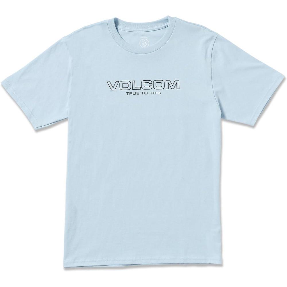image:imageVolcom Mens Euro Logo Short Sleeve TeeCarolina Blue