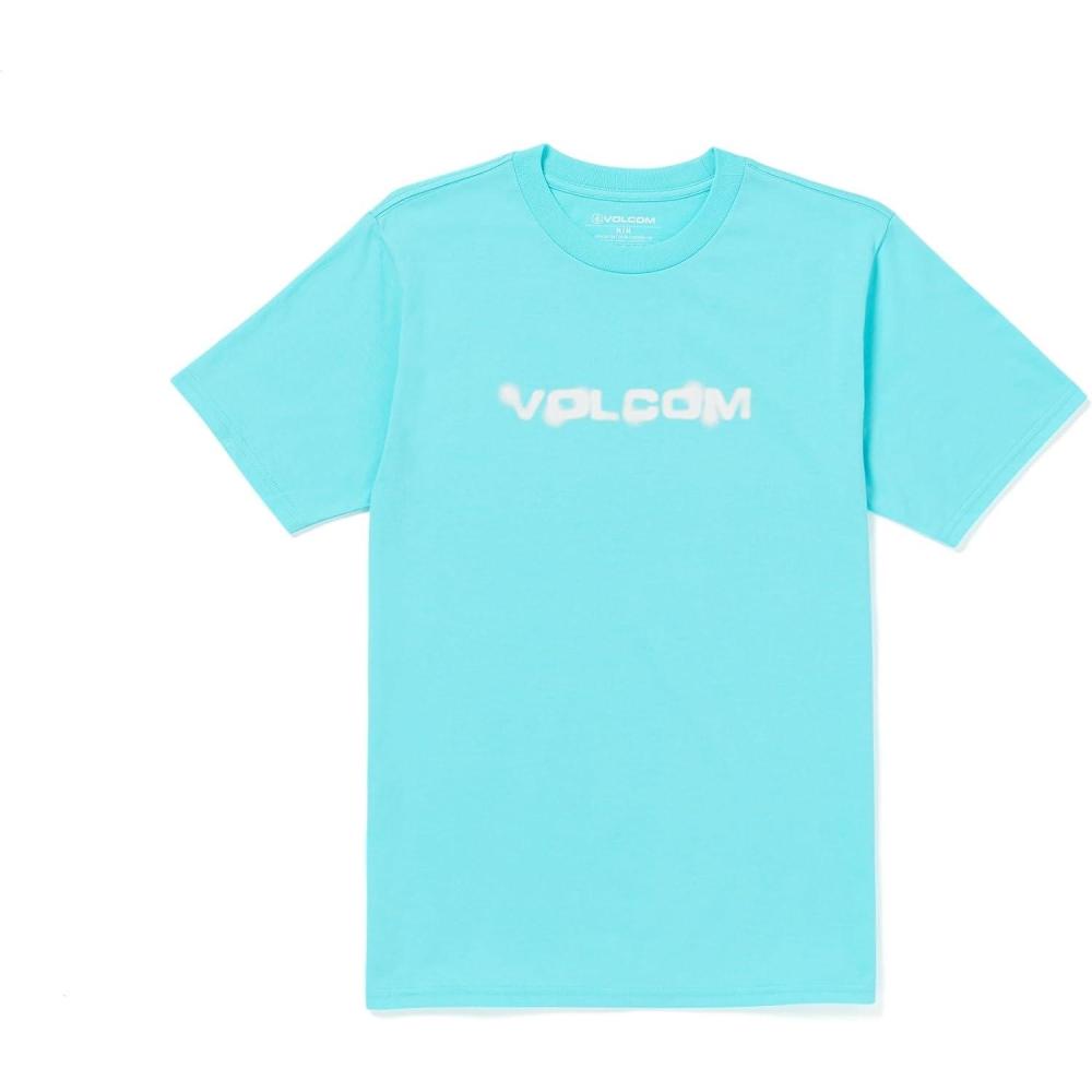image:imageVolcom Mens Euro Logo Short Sleeve TeeCrete Blue