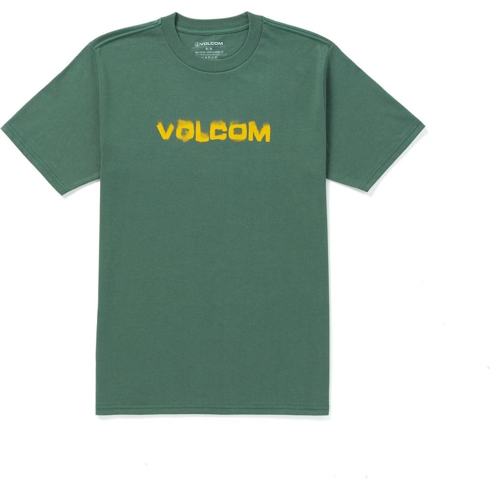 image:imageVolcom Mens Euro Logo Short Sleeve TeeFir Green