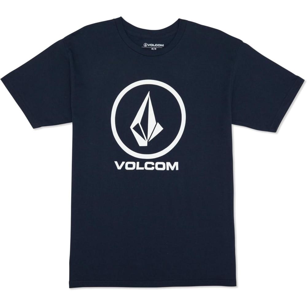 image:imageVolcom Mens Euro Logo Short Sleeve TeeNavy New