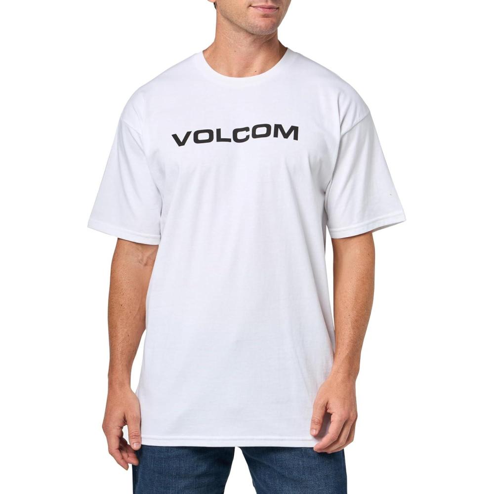 image:imageVolcom Mens Euro Logo Short Sleeve TeeWhite