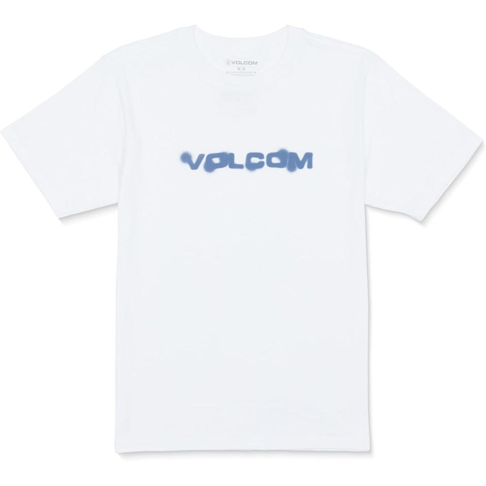 image:imageVolcom Mens Euro Logo Short Sleeve TeeWhite Newro