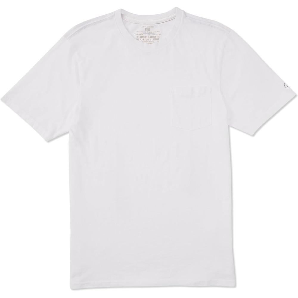 image:imageVolcom Mens Solid Stone Modern Fit Short Sleeve TeeWhite White