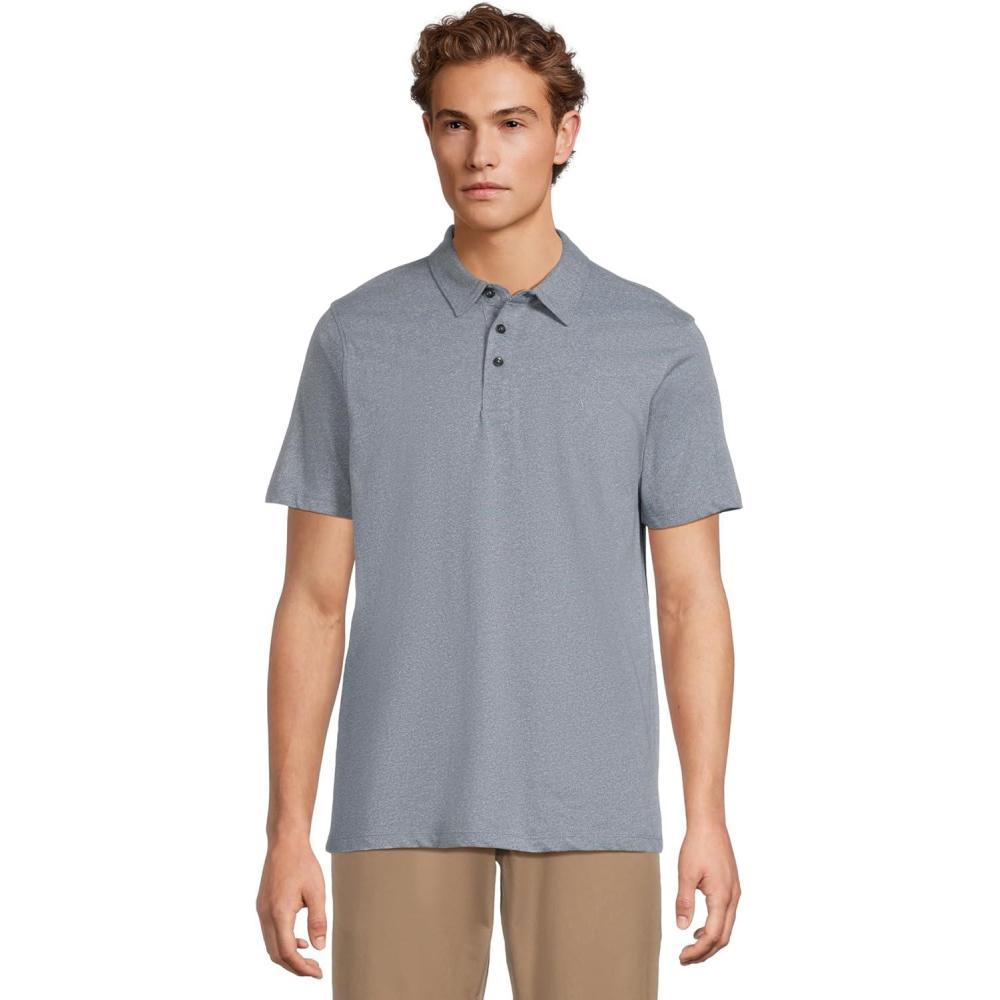 image:imageVolcom Mens Wowzer Modern Fit Short Sleeve Polo ShirtBlue Wash