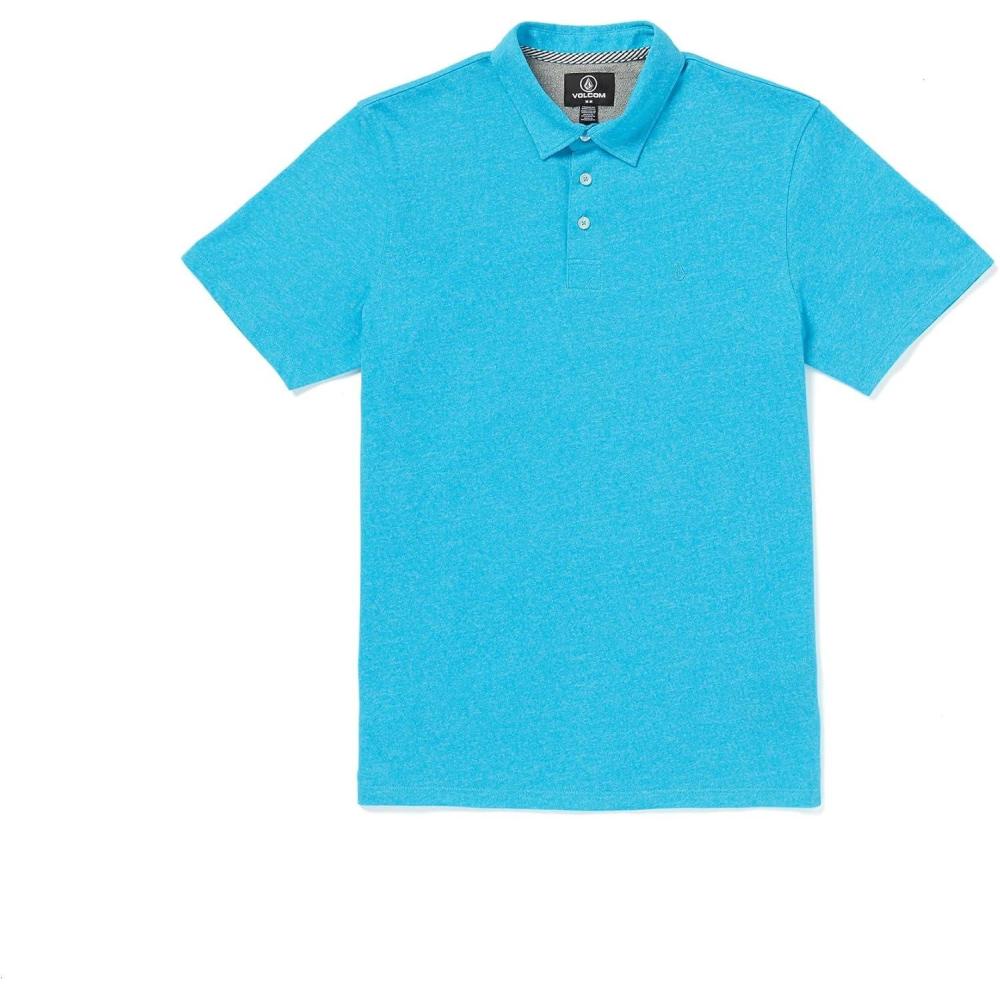 image:imageVolcom Mens Wowzer Modern Fit Short Sleeve Polo ShirtClearwater