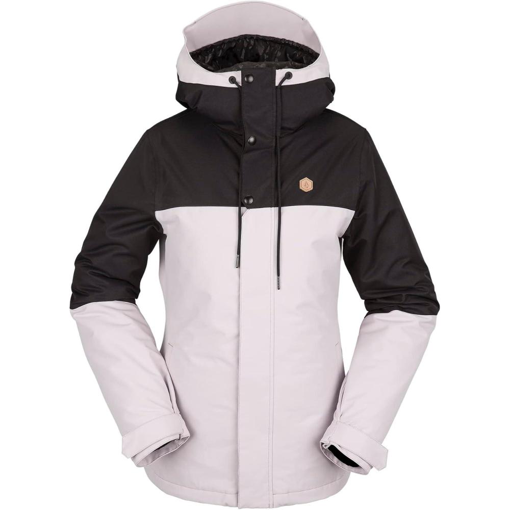 image:imageVolcom Womens Bolt Insulated Snowboard Ski Winter Hooded JacketAmethyst Smoke S3