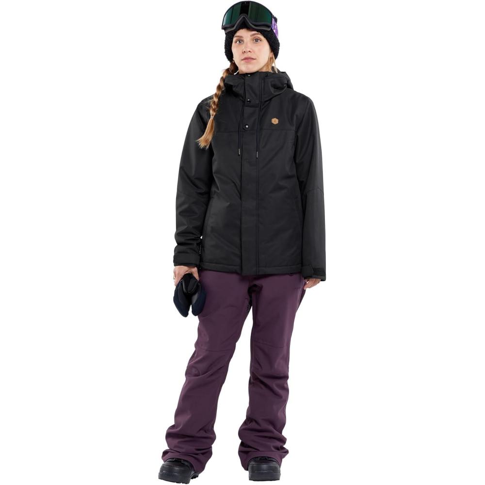 image:imageVolcom Womens Bolt Insulated Snowboard Ski Winter Hooded JacketBlack S4