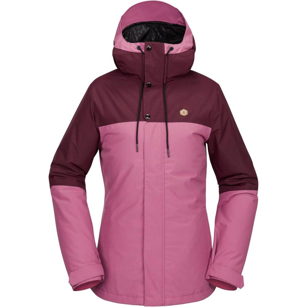 image:imageVolcom Womens Bolt Insulated Snowboard Ski Winter Hooded JacketBlurred Violet