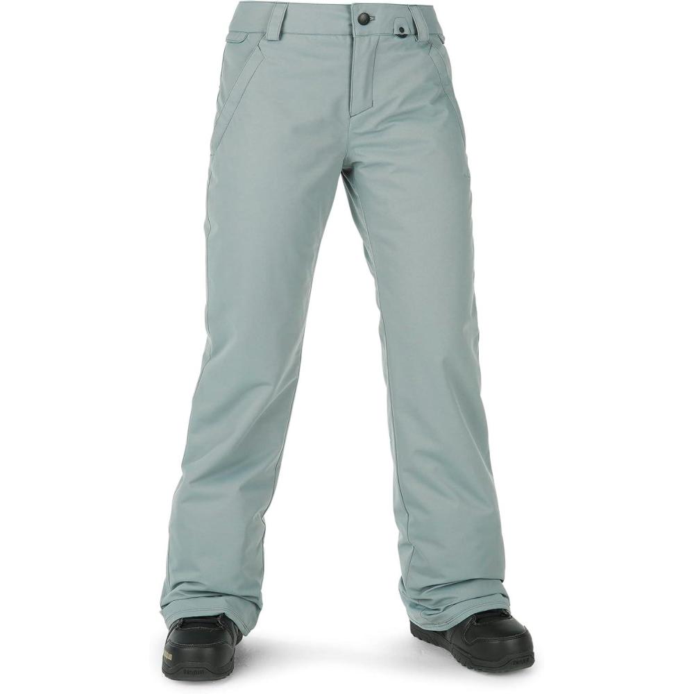 image:imageVolcom Womens Frochickie Insulated Lined Snow PantGreen Ash S3