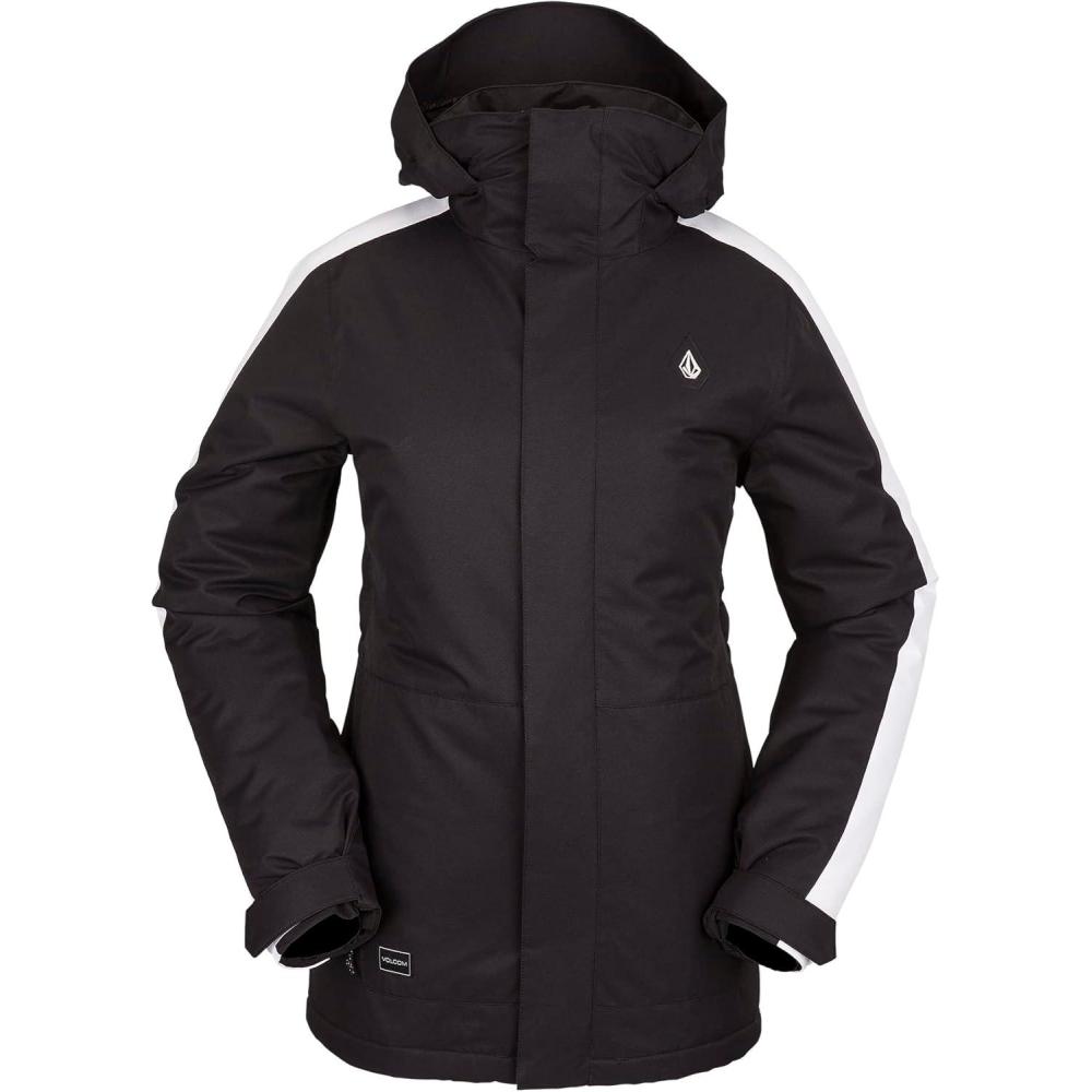 image:imageVolcom Womens Westland Insulated Snowboard Ski Winter Hooded JacketBlack S3