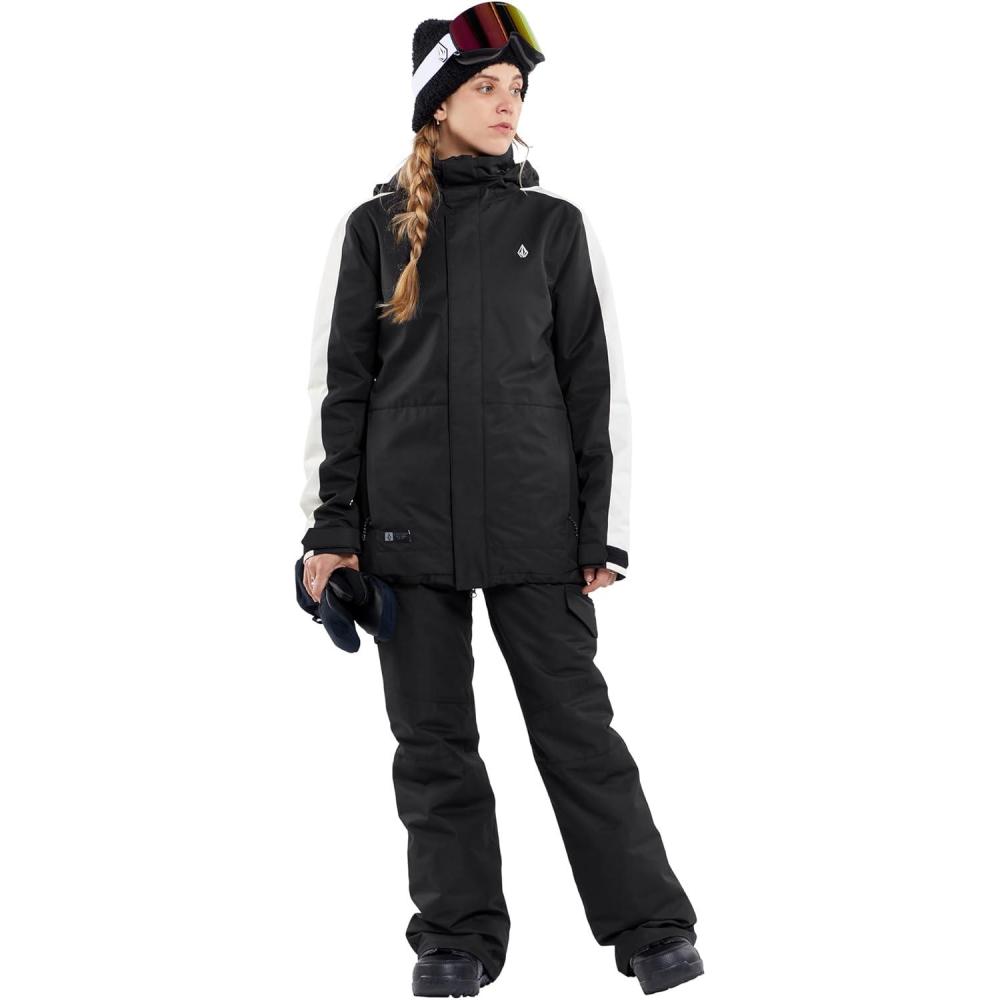 image:imageVolcom Womens Westland Insulated Snowboard Ski Winter Hooded JacketBlack S4