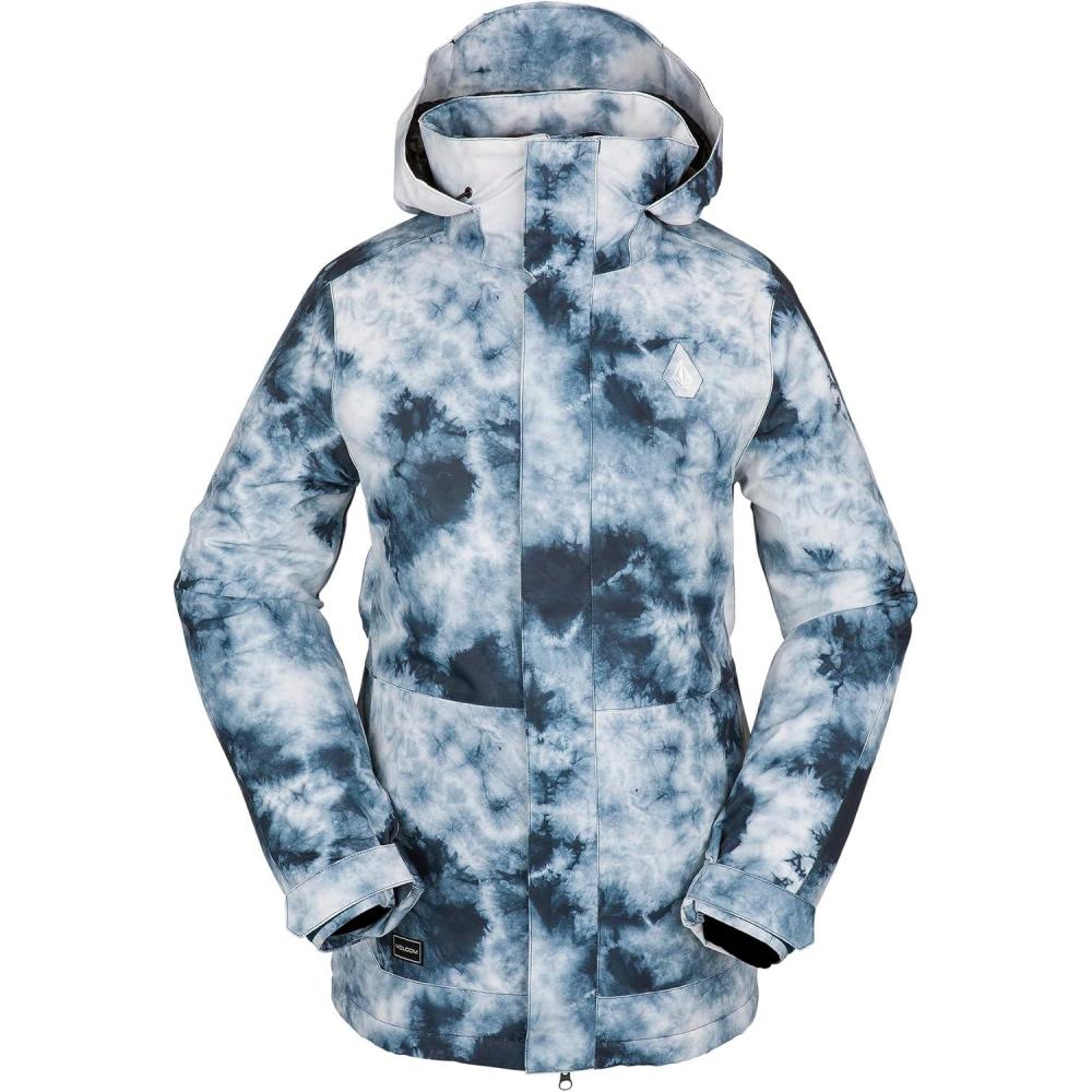image:imageVolcom Womens Westland Insulated Snowboard Ski Winter Hooded JacketStorm Tiedye S3