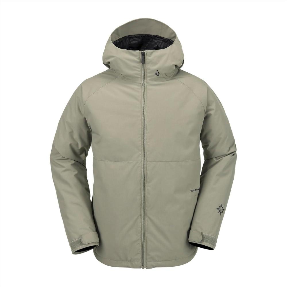 image:imageVolcom mens 2836 Insulated Snowboard JacketLight Military