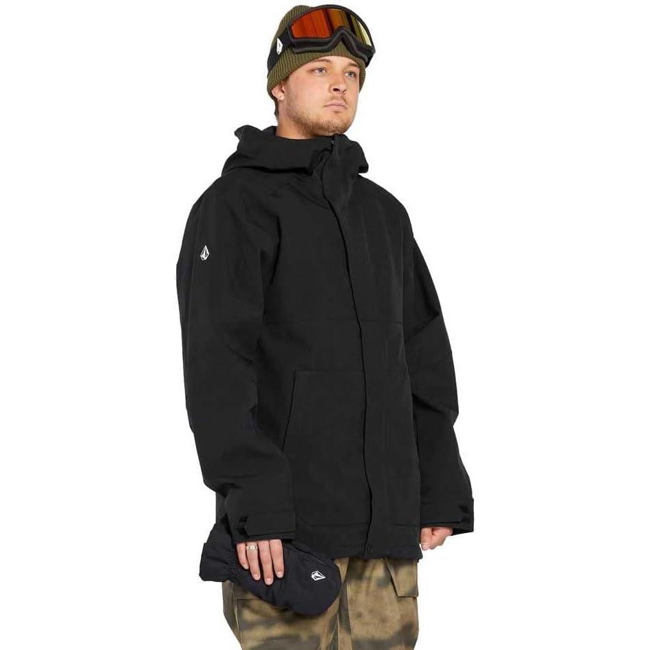image:imageVolcom mens Brighton Hooded Snowboard Ski Winter JacketBlack Out