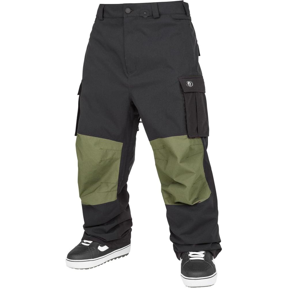 image:imageVolcom mens Nwrk Baggy Cargo Snowboard Ski PantBlack Black